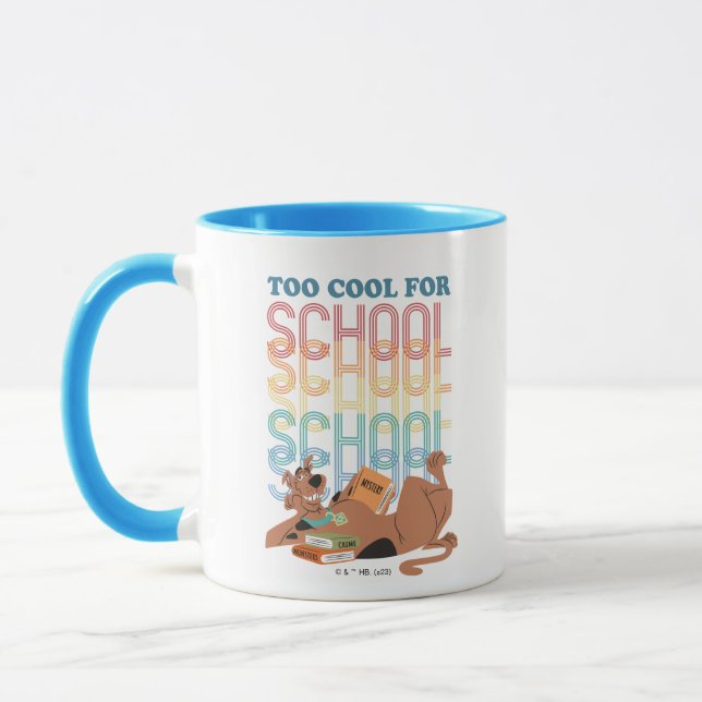Scooby-Doo Too Cool For School Mug (Left)