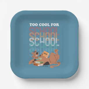 Scooby-Doo Too Cool For School Paper Plate