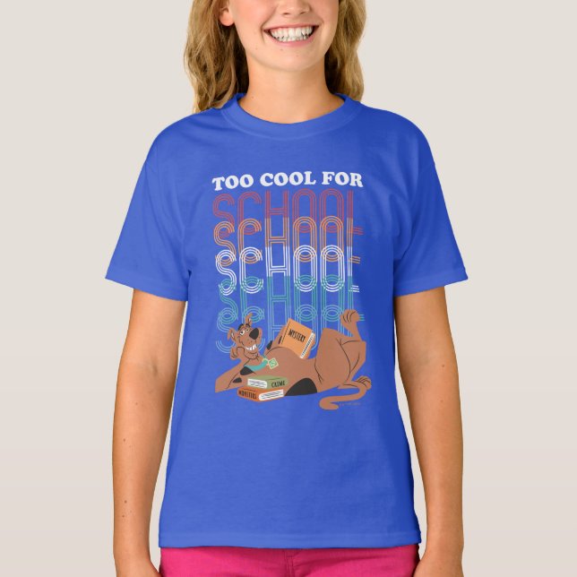 Scooby-Doo Too Cool For School T-Shirt (Front)