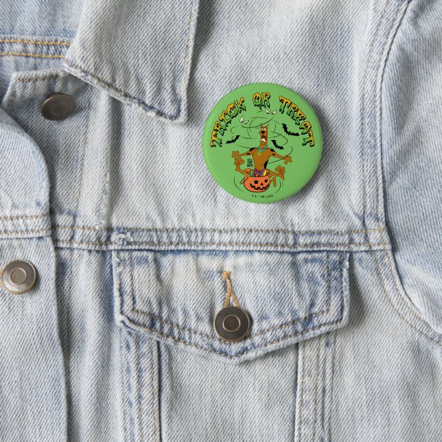 Scooby-Doo | Trick of Treat 6 Cm Round Badge (In Situ)