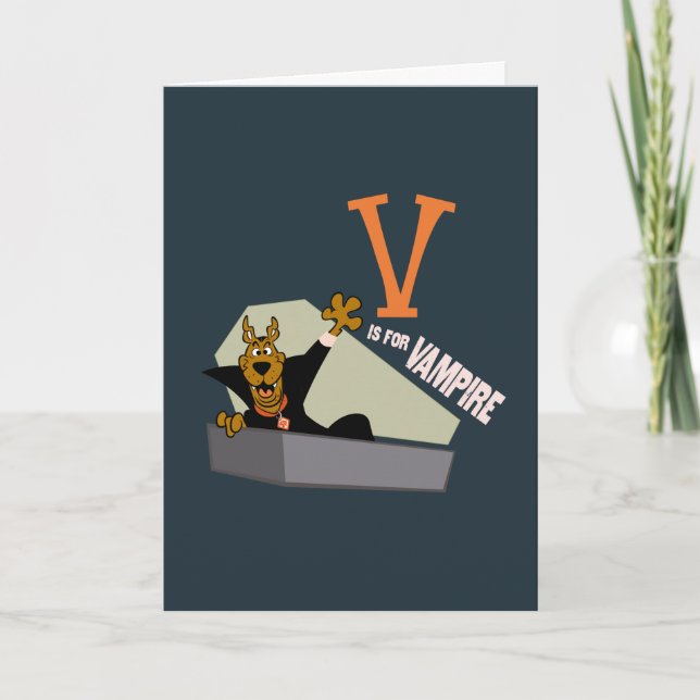 Scooby-Doo | V is for Vampire Card (Front)