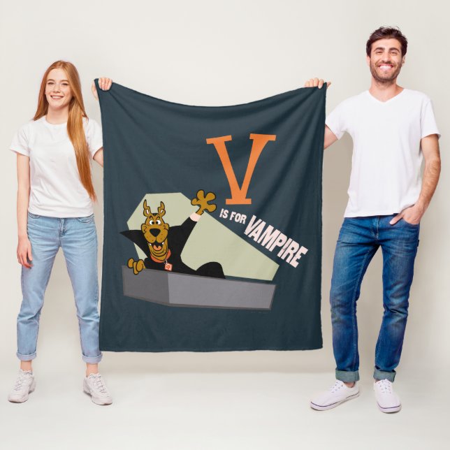 Scooby-Doo | V is for Vampire Fleece Blanket (In Situ)