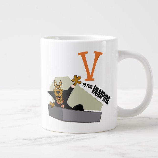 Scooby-Doo | V is for Vampire Large Coffee Mug (Right)