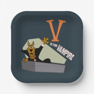 Scooby-Doo   V is for Vampire Paper Plate