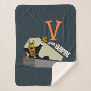 Scooby-Doo   V is for Vampire Sherpa Blanket