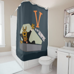 Scooby-Doo   V is for Vampire Shower Curtain