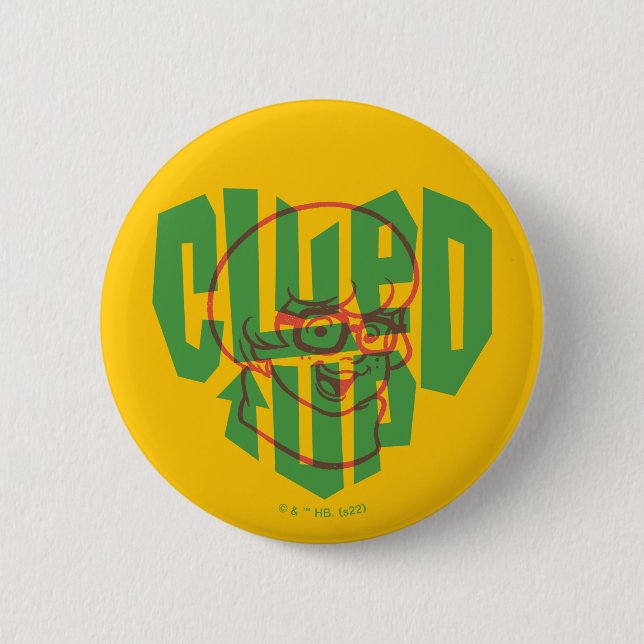 Scooby-Doo | Velma Clued Up 6 Cm Round Badge (Front)