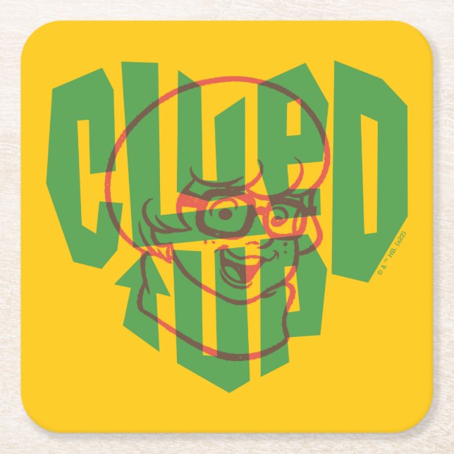 Scooby-Doo | Velma Clued Up Square Paper Coaster (Front)