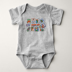Scooby-Doo Wall of Halloween Picture Frames Baby Bodysuit