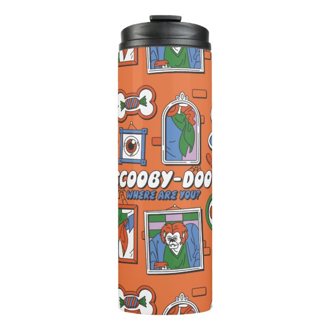 Scooby-Doo Wall of Halloween Picture Frames Thermal Tumbler (Front)
