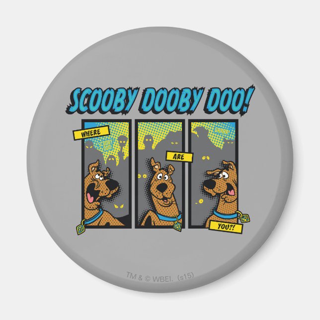 Scooby-Doo Where Are You Comic Panels Magnet (Front)