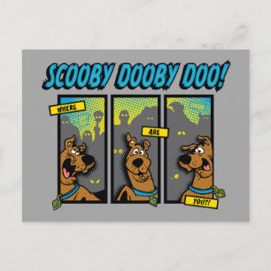 Scooby-Doo Where Are You Comic Panels Postcard