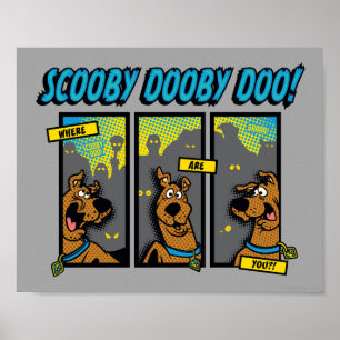 Scooby-Doo Where Are You Comic Panels Poster