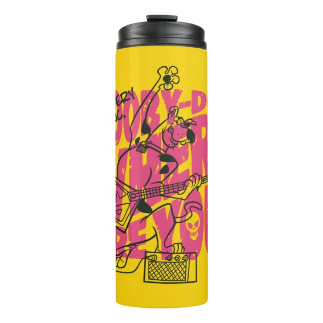 Scooby-Doo Where Are You Punk Guitar Riff Thermal Tumbler (Front)