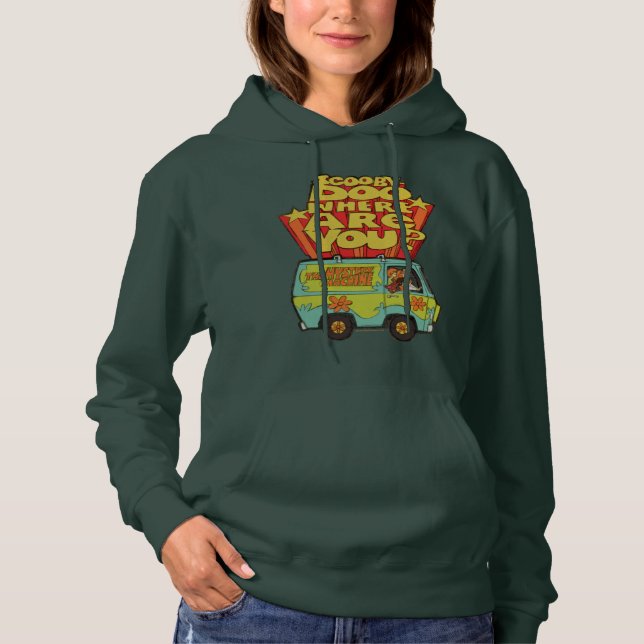 Scooby-Doo | "Where Are You?" Retro Cartoon Van Hoodie (Front)