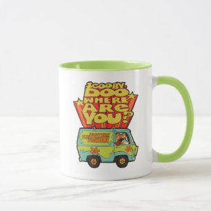 Scooby-Doo   "Where Are You?" Retro Cartoon Van Mug