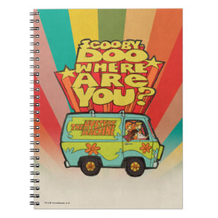 Scooby-Doo   "Where Are You?" Retro Cartoon Van Notebook