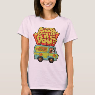 Scooby-Doo   "Where Are You?" Retro Cartoon Van T-Shirt