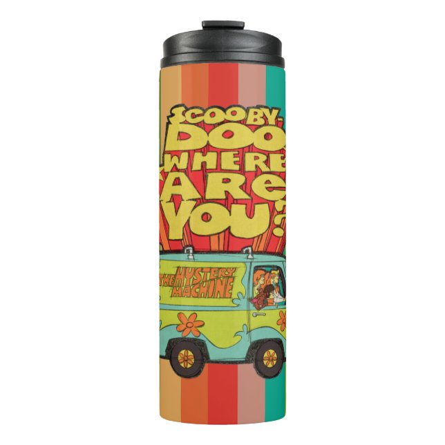 Scooby-Doo | "Where Are You?" Retro Cartoon Van Thermal Tumbler (Front)