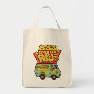Scooby-Doo "Where Are You?" Retro Cartoon Van Tote Bag