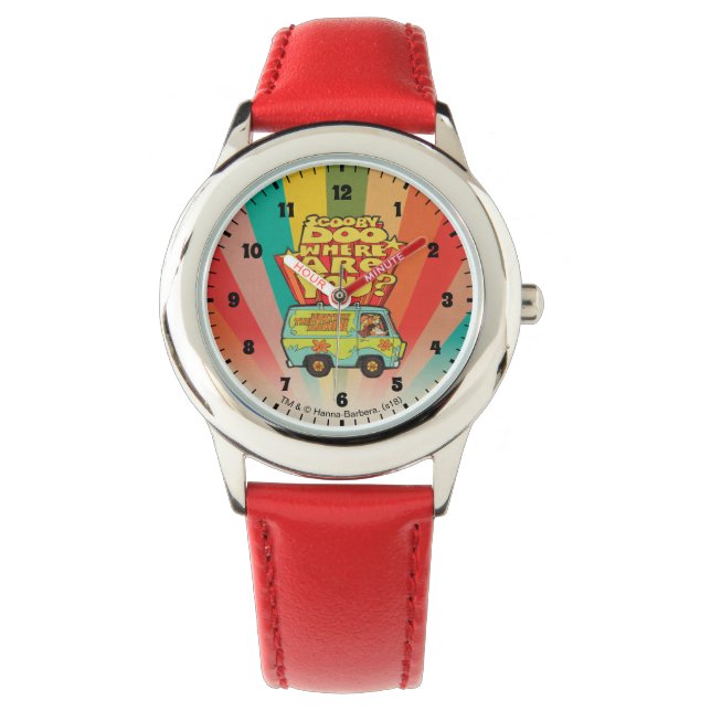 Scooby-Doo | "Where Are You?" Retro Cartoon Van Watch (Front)