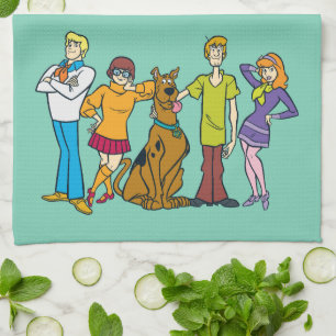 Scooby-Doo   Whole Gang 14 Mystery Inc Tea Towel