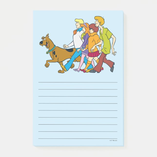 Scooby-Doo | Whole Gang 18 Mystery Inc Post-it Notes (Front)