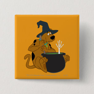 Scooby-Doo Witch's Cauldron 15 Cm Square Badge
