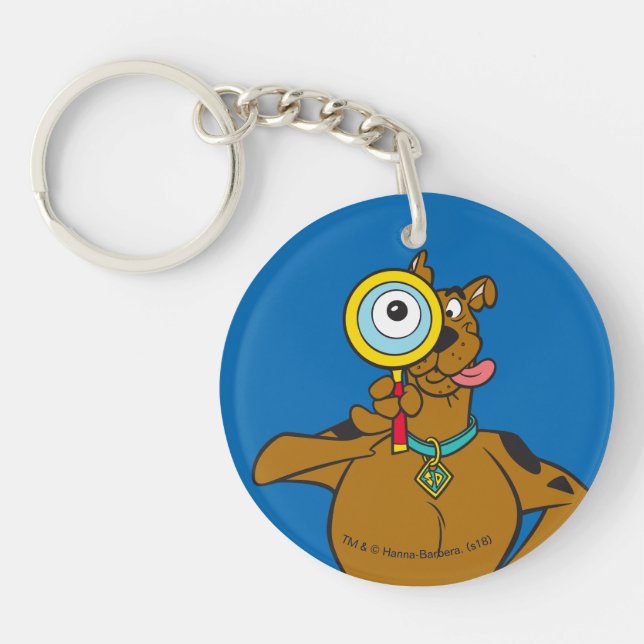 Scooby-Doo With Magnifying Glass Key Ring (Front)