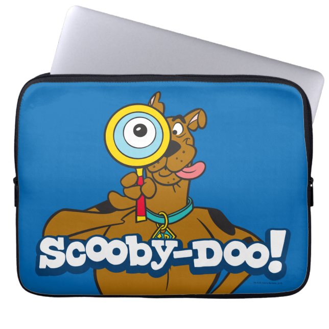 Scooby-Doo With Magnifying Glass Laptop Sleeve (Front)