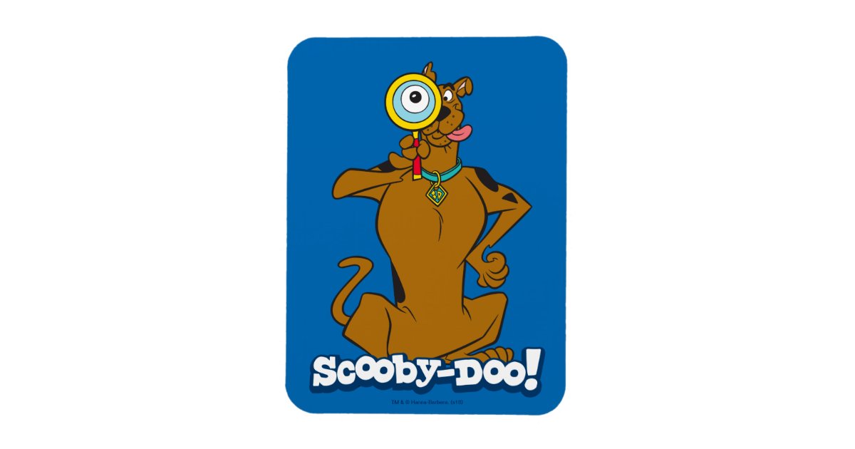 Scooby Doo With Magnifying Glass Magnet Uk