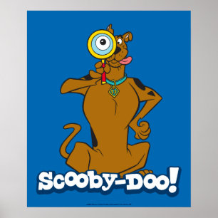 Scooby-Doo With Magnifying Glass Poster