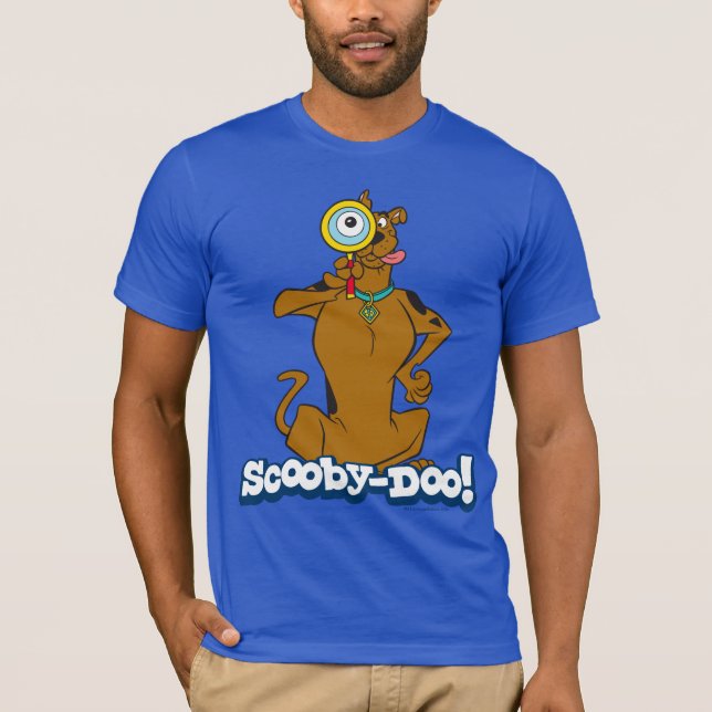 Scooby-Doo With Magnifying Glass T-Shirt (Front)