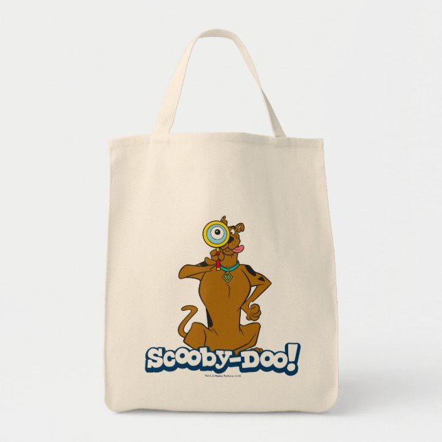 Scooby-Doo With Magnifying Glass Tote Bag (Front)