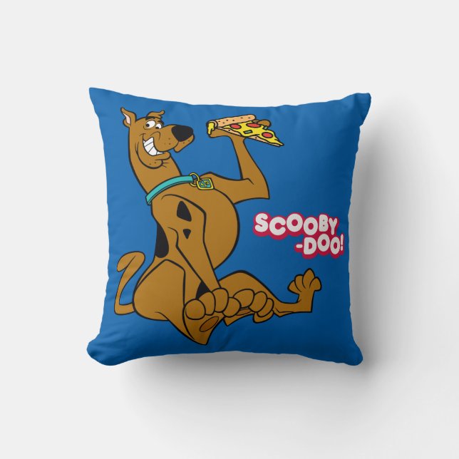 Scooby-Doo With Pizza Slice Cushion (Front)