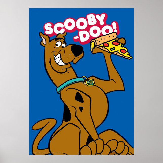 Scooby-Doo With Pizza Slice Poster (Front)