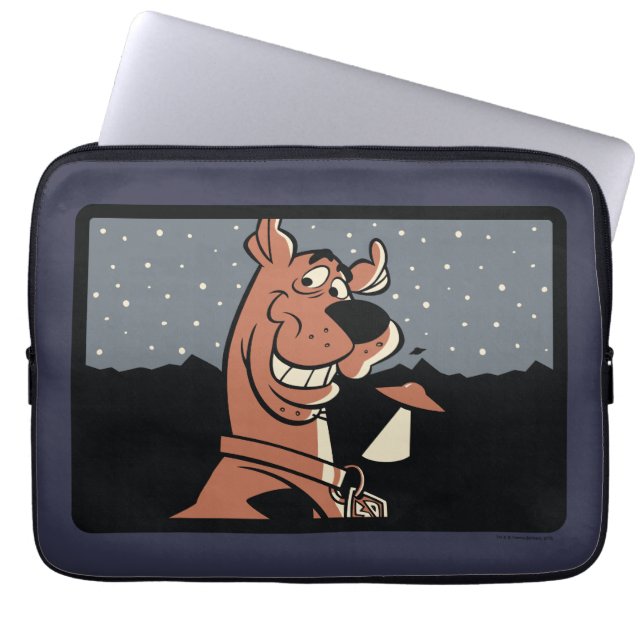 Scooby-Doo With UFO Laptop Sleeve (Front)