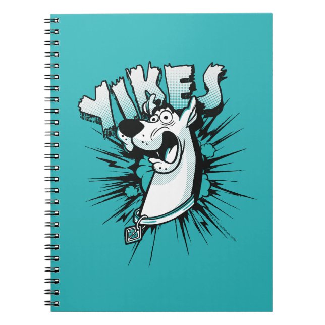 Scooby-Doo "Yikes!" Halftone Graphic Notebook (Front)