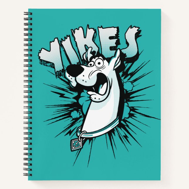 Scooby-Doo "Yikes!" Halftone Graphic Notebook (Front)