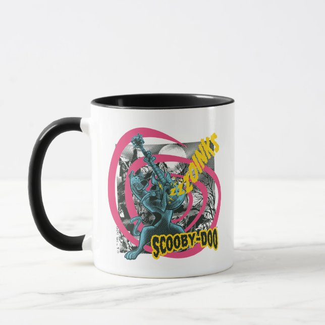 Scooby-Doo Zoinks Punk Guitar Graphic Mug (Left)