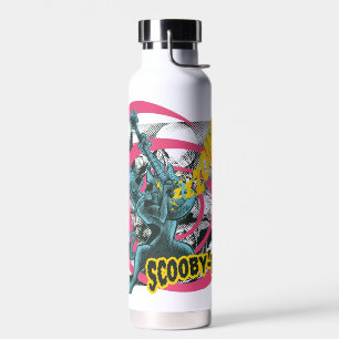 Scooby-Doo Zoinks Punk Guitar Graphic Water Bottle