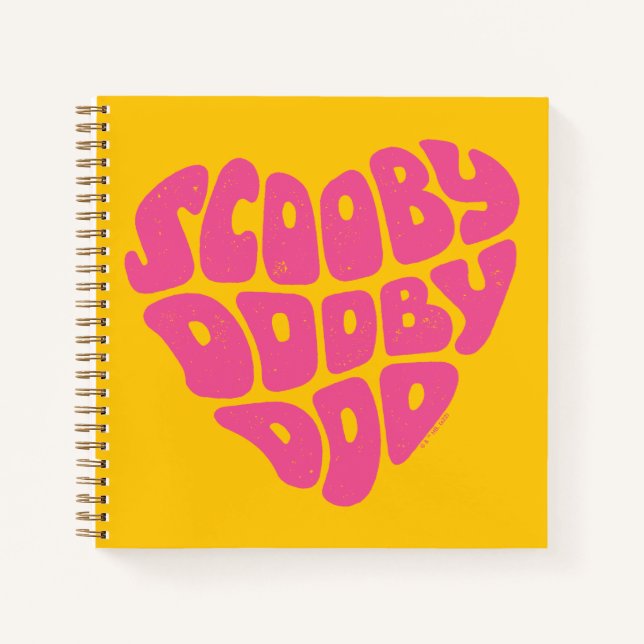 Scooby Dooby Doo Heart Notebook (Front)