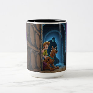 Scooby & Shaggy: Barrel of Frights Two-Tone Coffee Mug