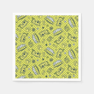 Scooby Snacks Galore Chequered Pattern Napkin