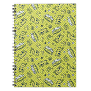 Scooby Snacks Galore Chequered Pattern Notebook