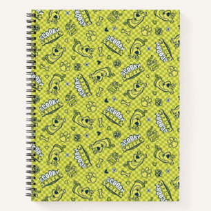 Scooby Snacks Galore Chequered Pattern Notebook