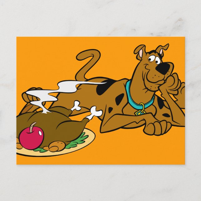 Scooby Thanksgiving 06 Holiday Postcard (Front)