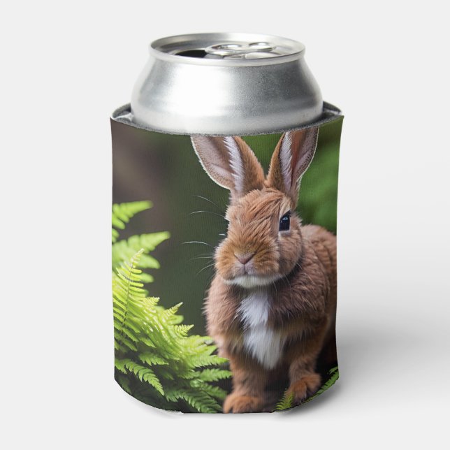 "Scooby the Dwarf Bunny: A Little Ball of Joy" Can Cooler (Can Front)