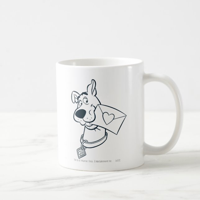 Scooby Valentine's Day Coffee Mug (Right)