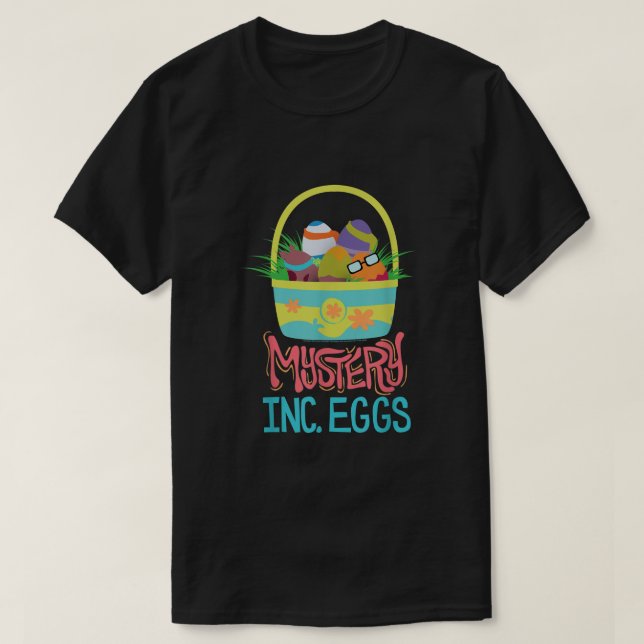 ScoobyDoo Easter Mystery Inc Eggs T-Shirt (Design Front)